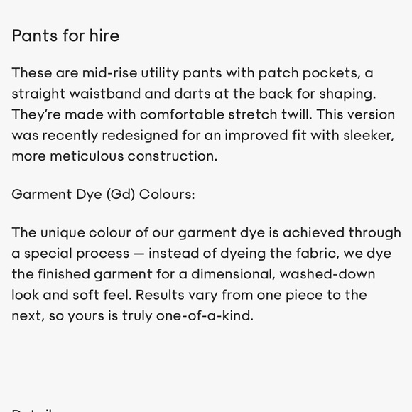 Aritzia Wilfred free Modern Utility Pant - Picture 3 of 4